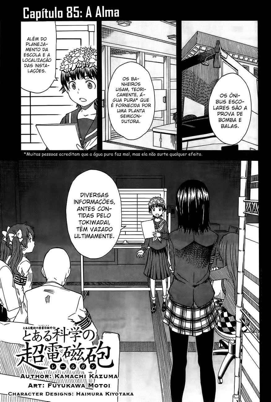Toaru Majutsu no Index Gaiden: Toaru Kagaku no Railgun capítulo 85 página 1