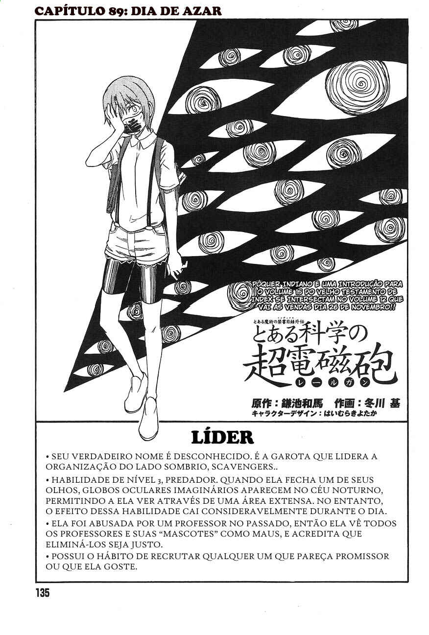 Toaru Majutsu no Index Gaiden: Toaru Kagaku no Railgun capítulo 89 página 3