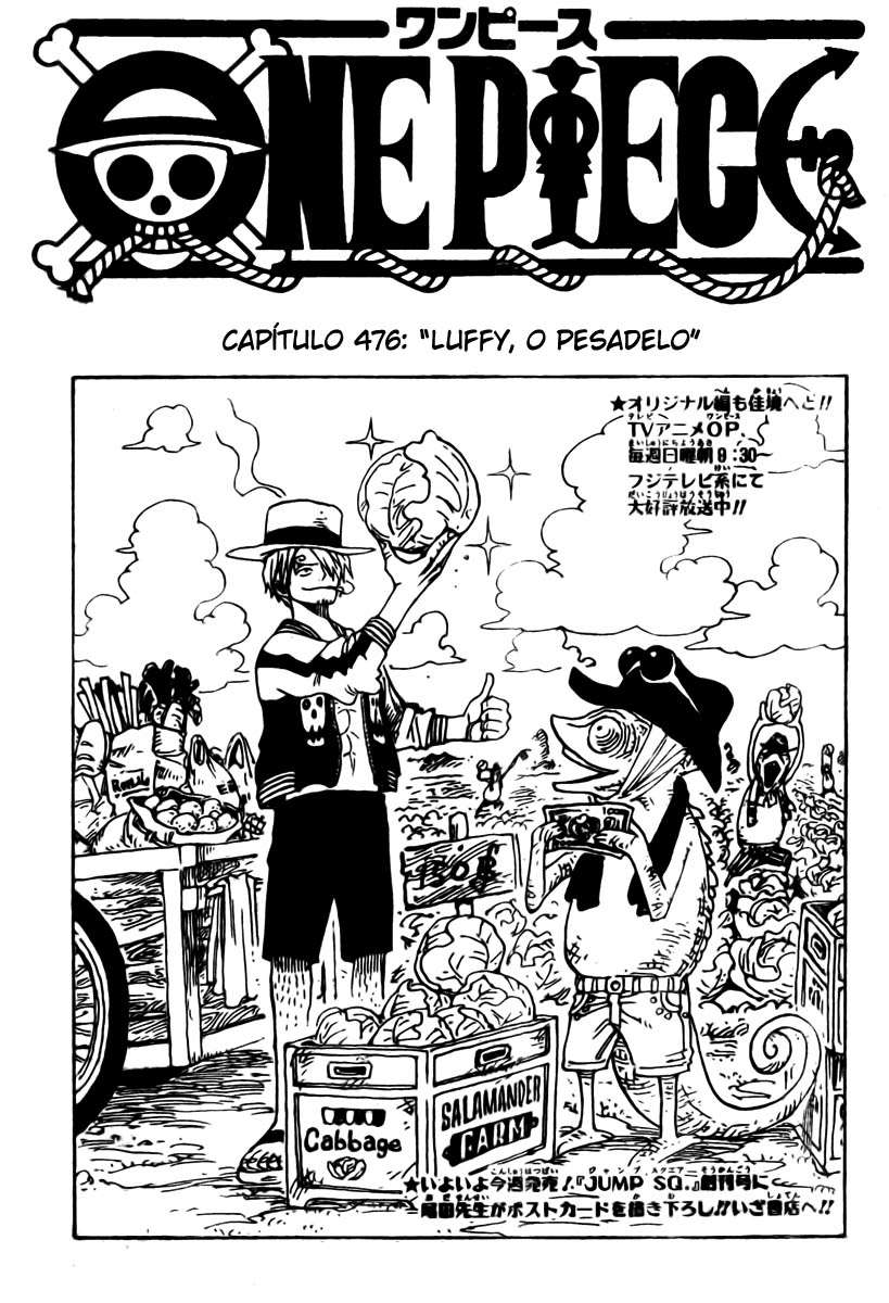 One Piece capítulo 476 página 1