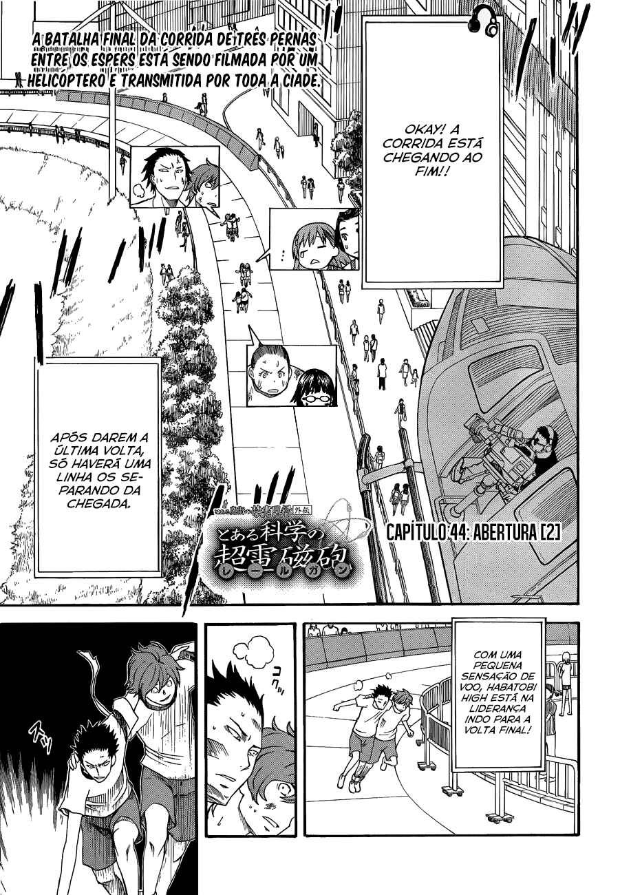 Toaru Majutsu no Index Gaiden: Toaru Kagaku no Railgun capítulo 44.1 página 1