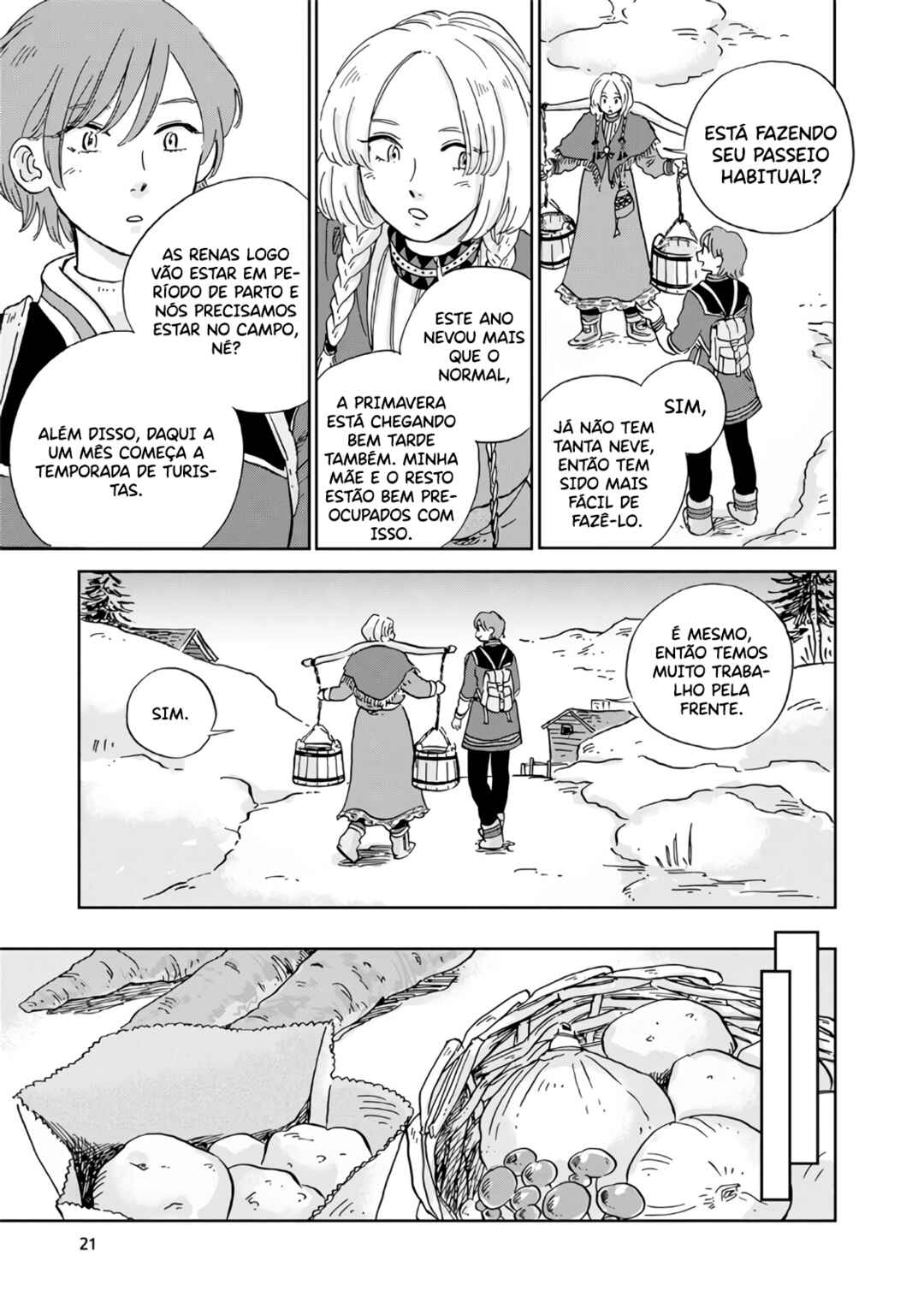 Hokuo Kizoku to Moukinzuma no Yukiguni Karigurashi capítulo 12 página 6