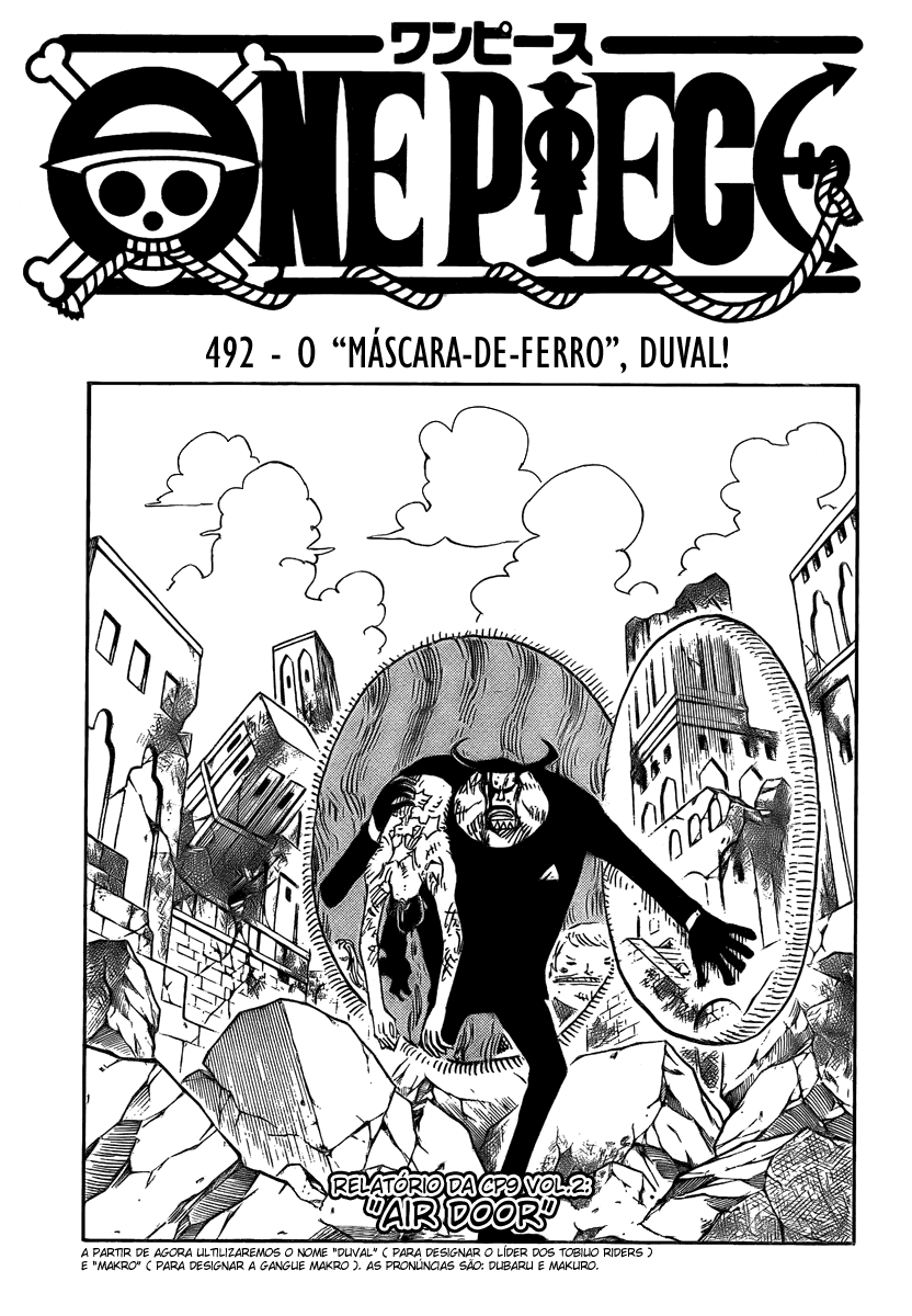 One Piece capítulo 492 página 1