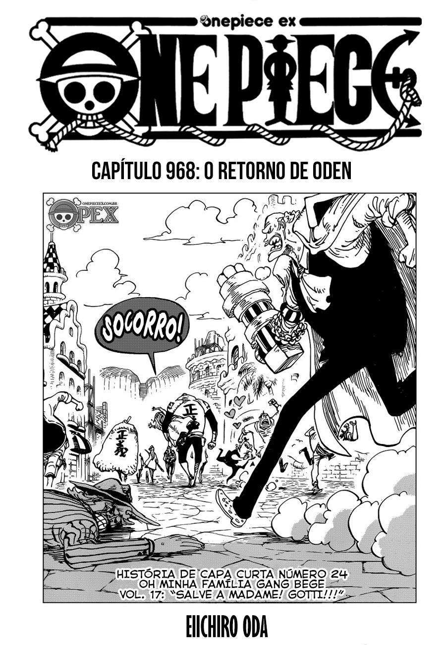 One Piece capítulo 968 página 1