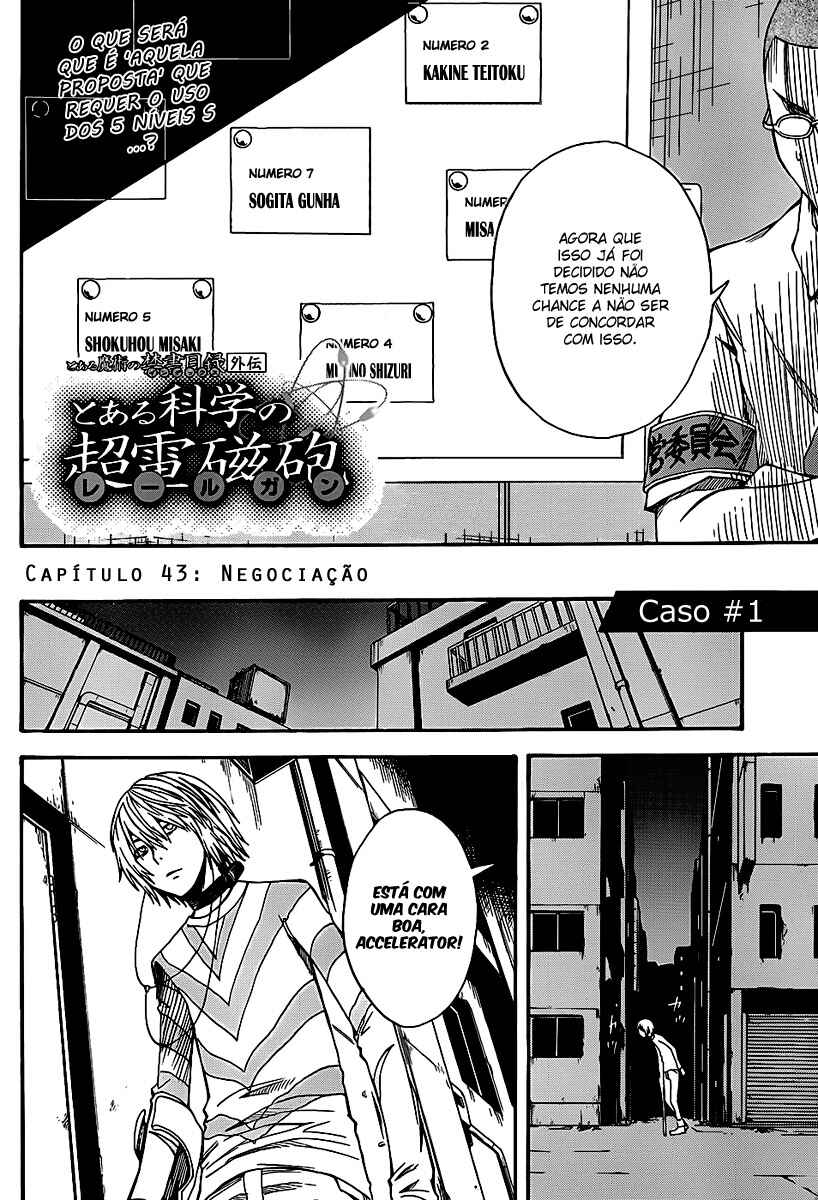 Toaru Majutsu no Index Gaiden: Toaru Kagaku no Railgun capítulo 43 página 4