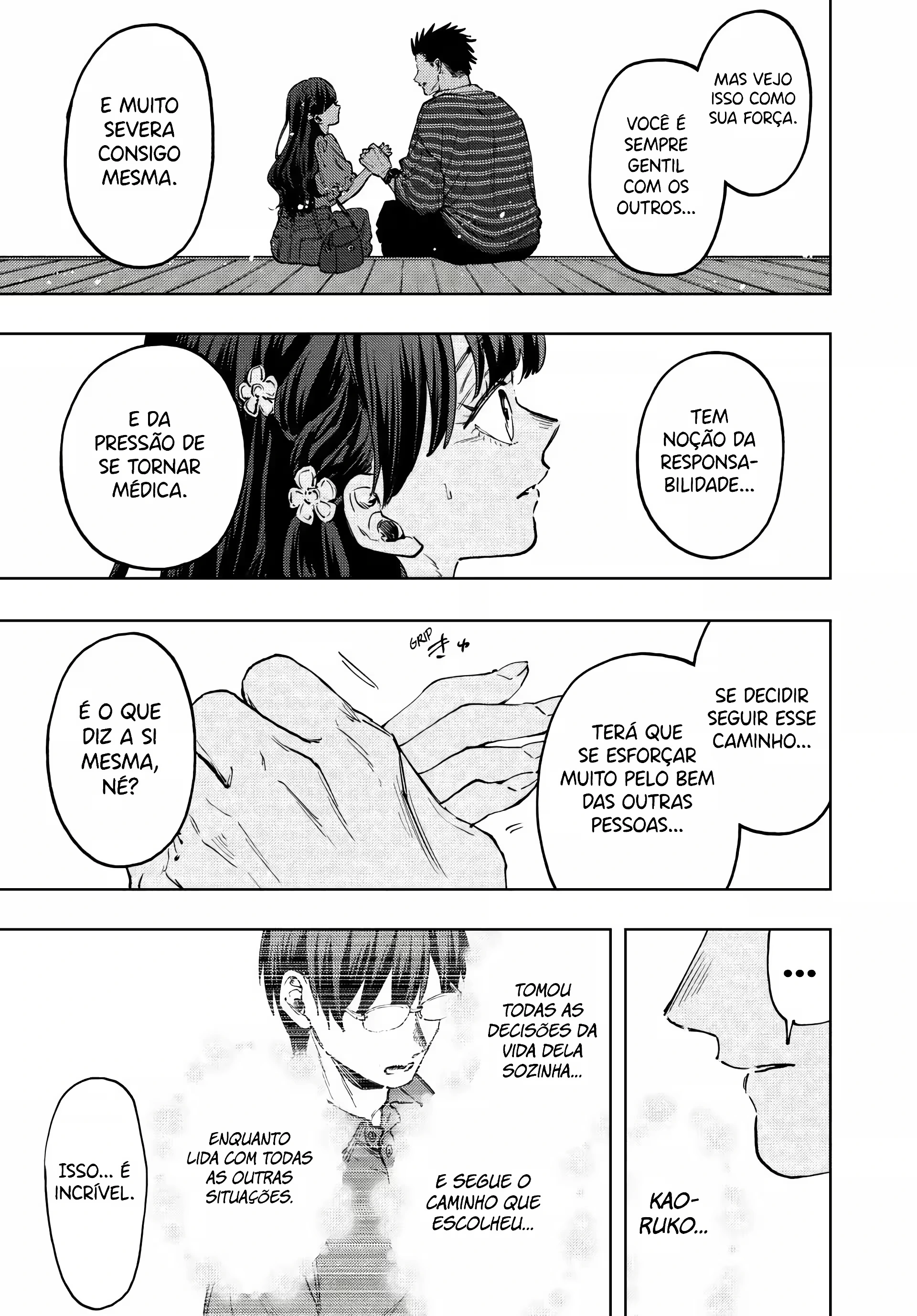 Kaoru Hana Wa Rin To Saku capítulo 130 página 8