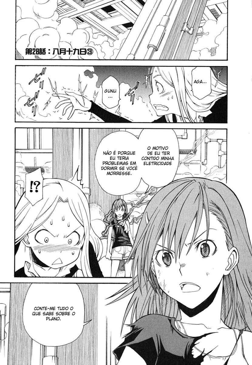 Toaru Majutsu no Index Gaiden: Toaru Kagaku no Railgun capítulo 28 página 2