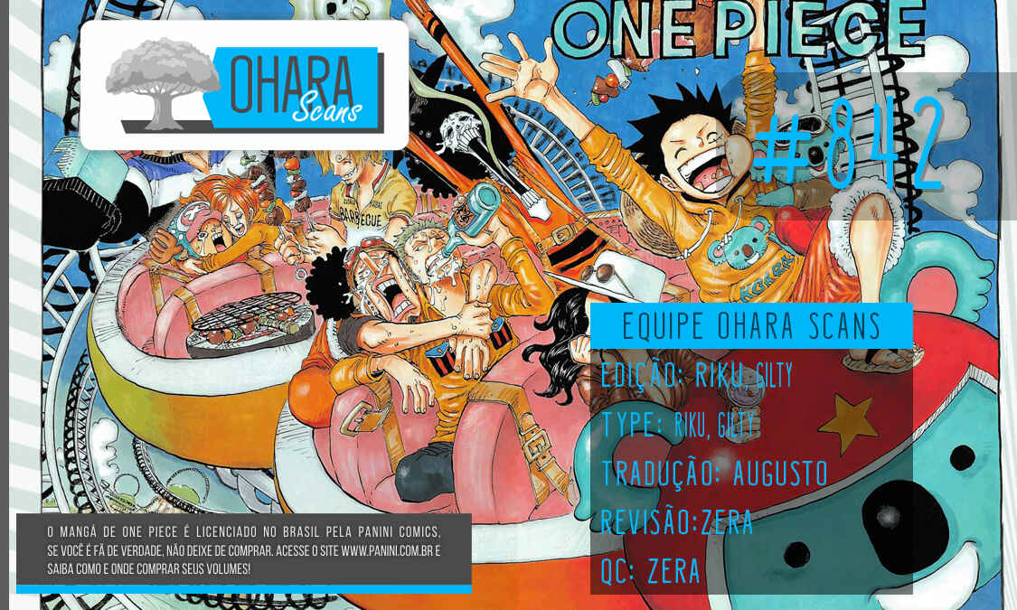 One Piece capítulo 842 página 1