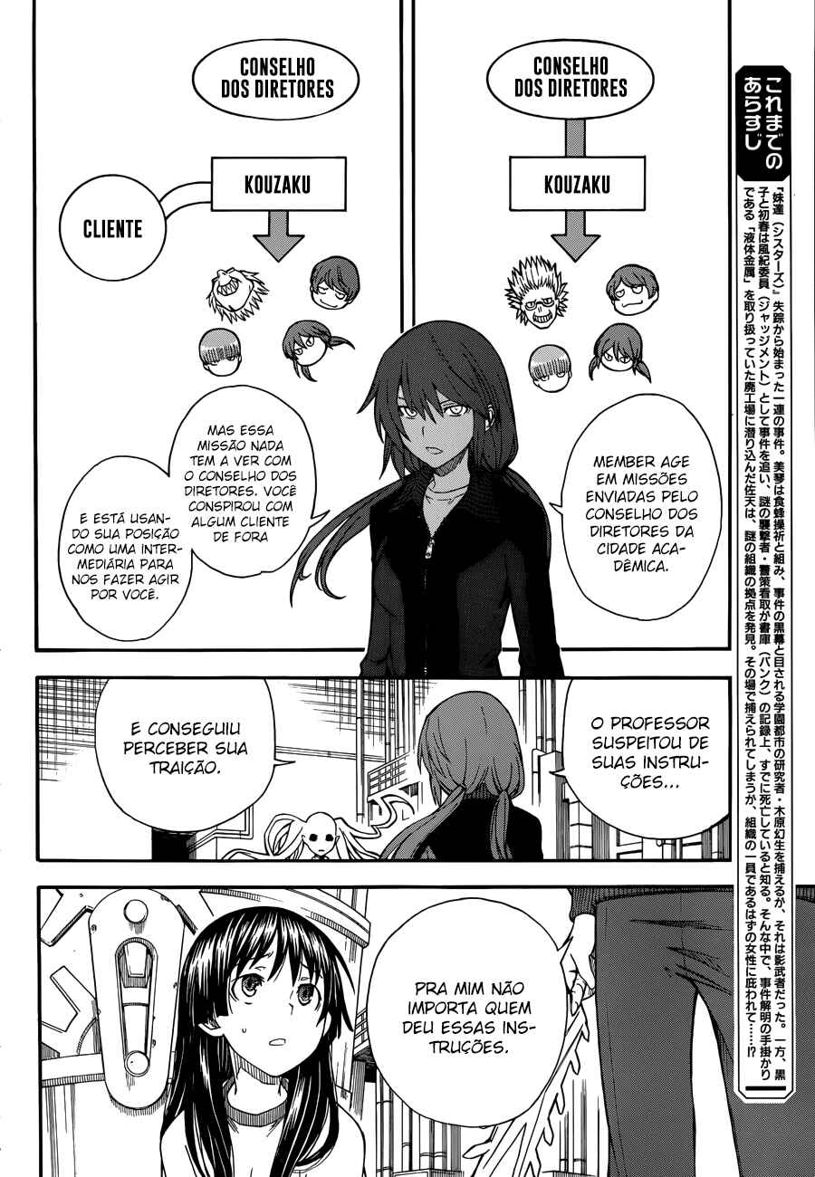Toaru Majutsu no Index Gaiden: Toaru Kagaku no Railgun capítulo 59 página 3