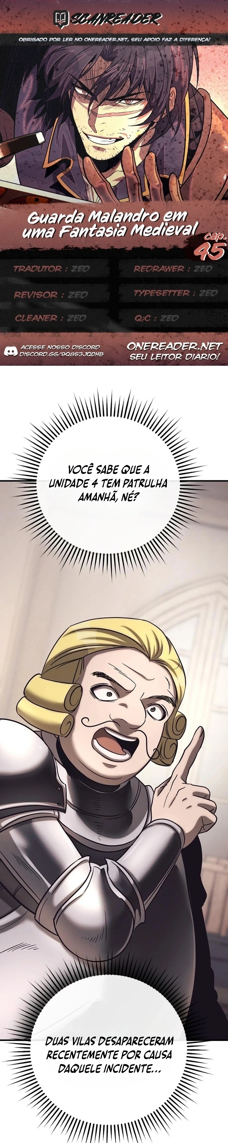 Guarda Malandro em uma Fantasia Medieval capítulo 45 página 1