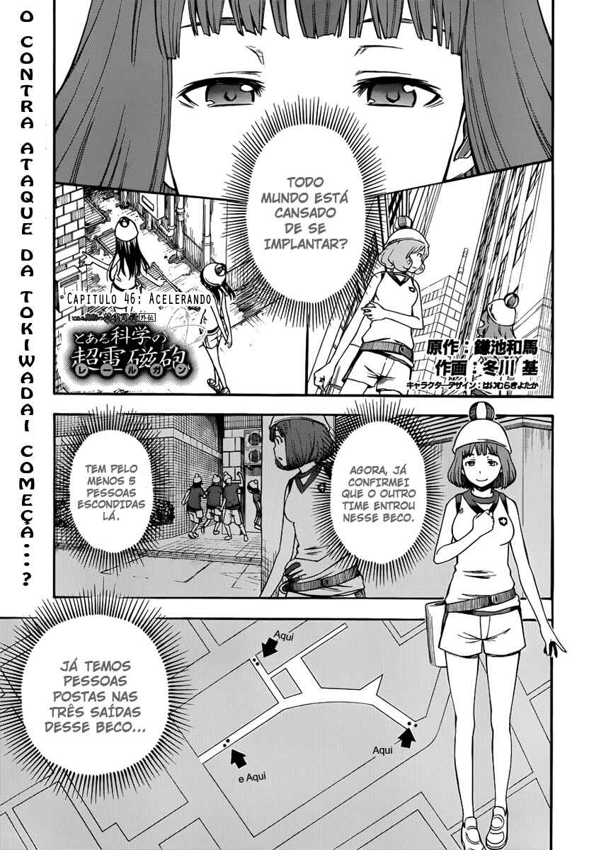 Toaru Majutsu no Index Gaiden: Toaru Kagaku no Railgun capítulo 46 página 2