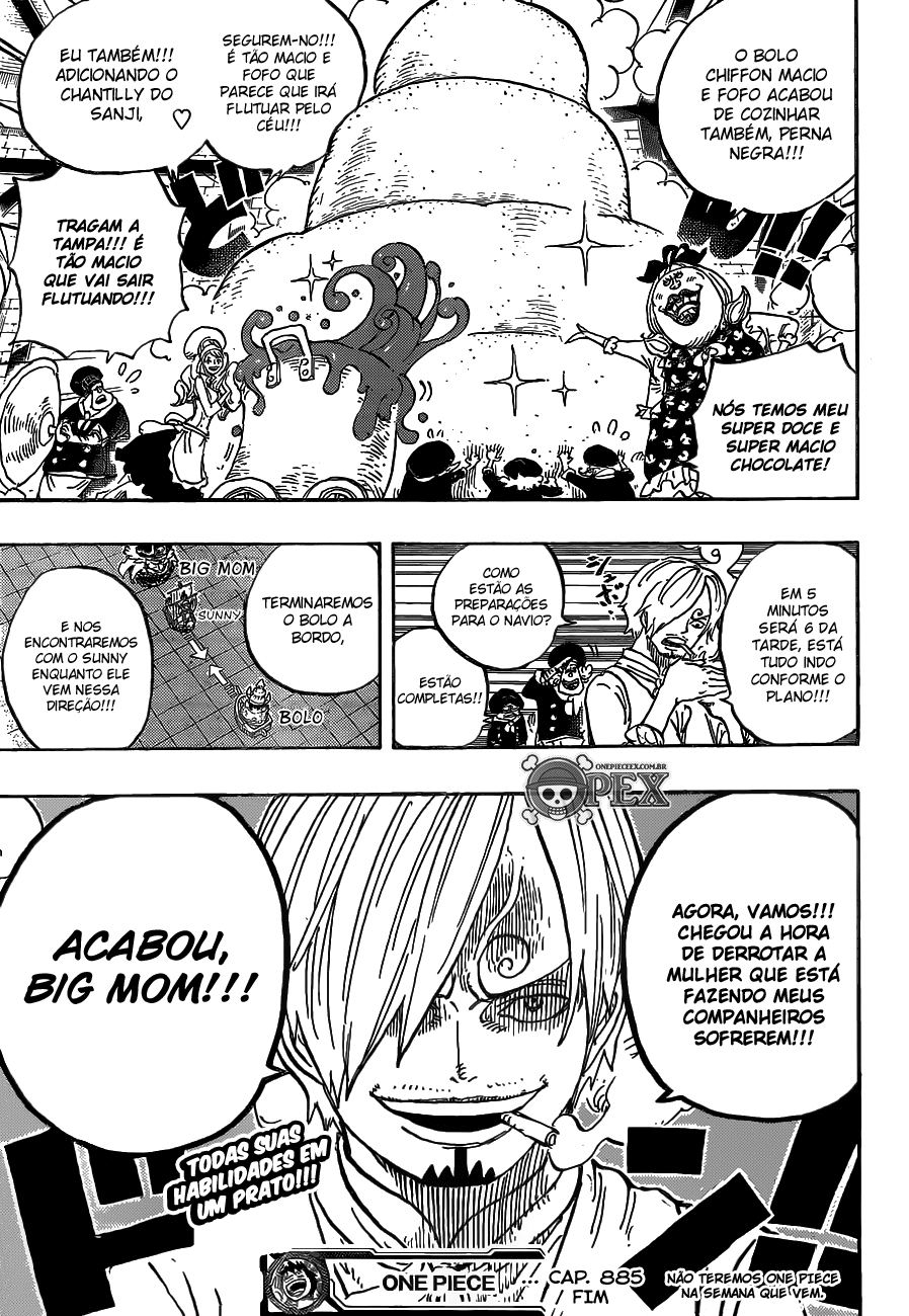 One Piece capítulo 885 página 15