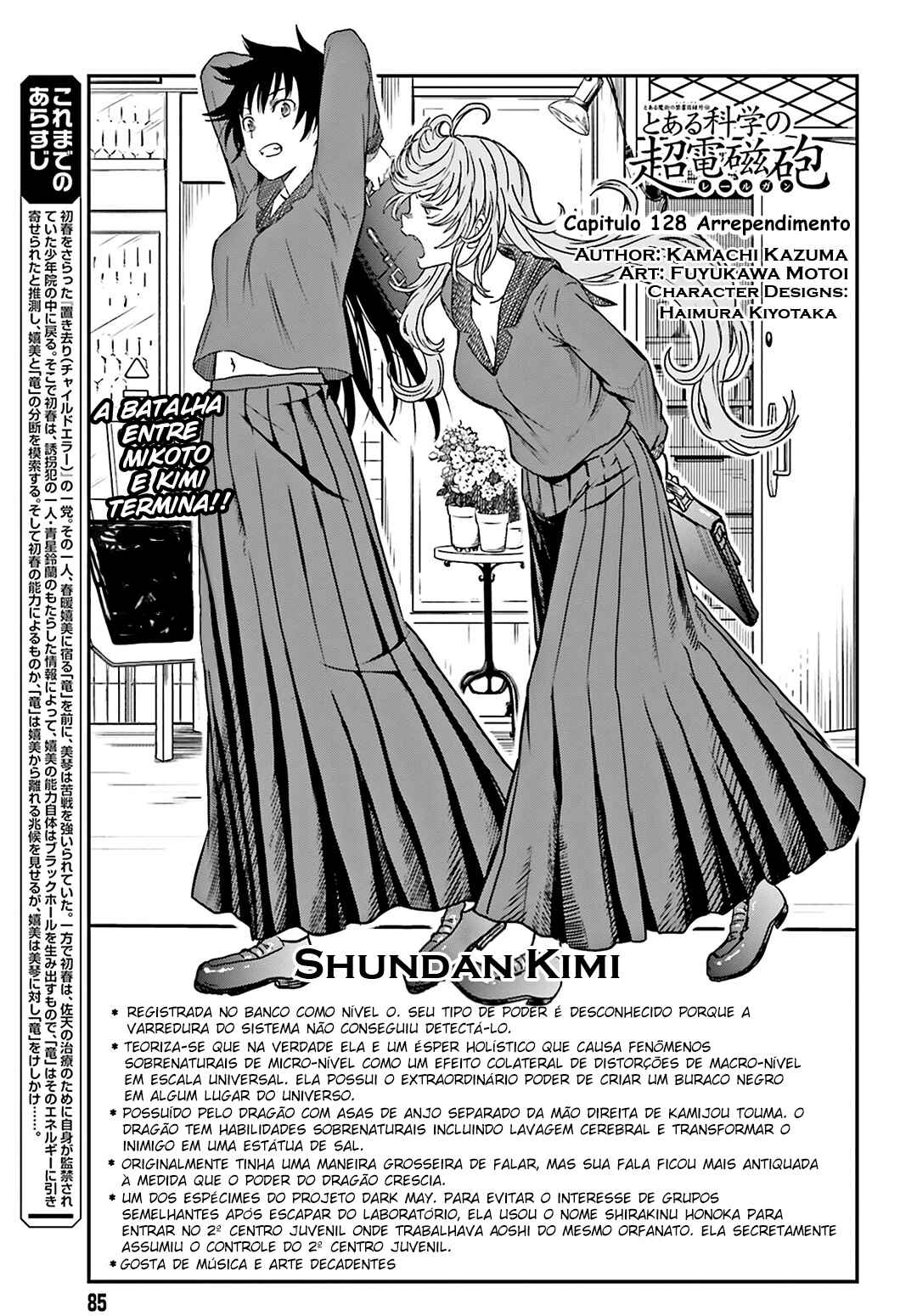 Toaru Majutsu no Index Gaiden: Toaru Kagaku no Railgun capítulo 128 página 2