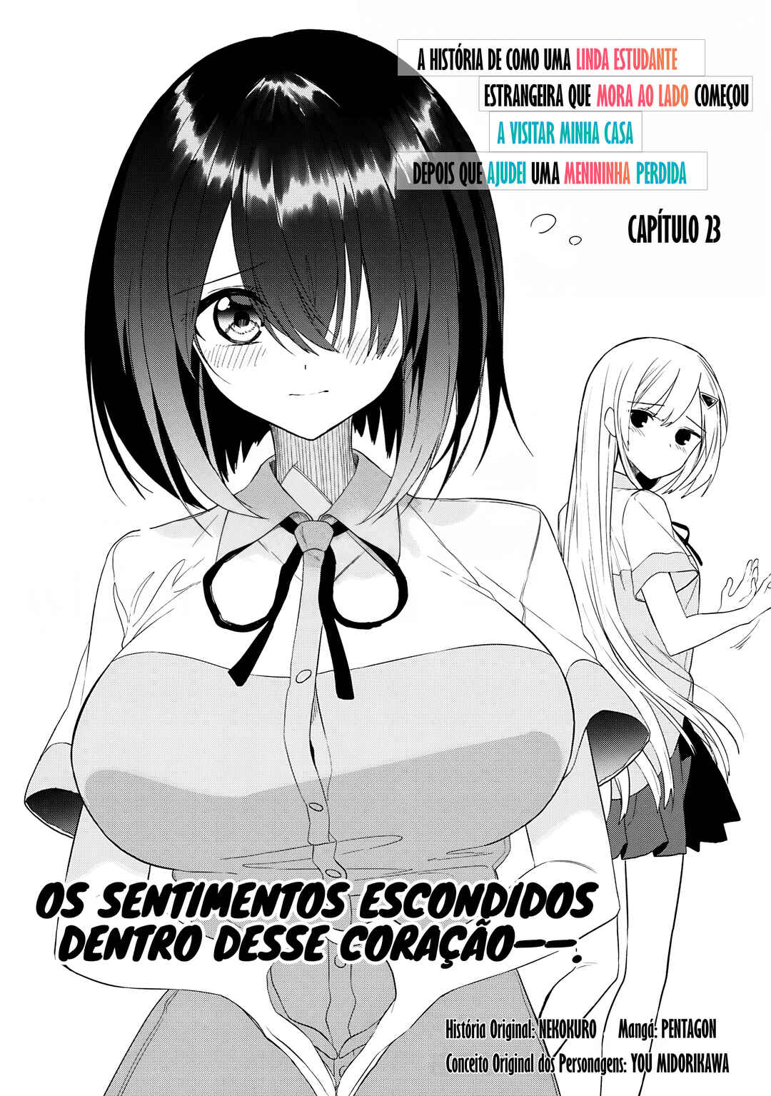 Maigo ni Natteita Youjo wo Tasuketara, Otonari ni Sumu Bishoujo Ryuugakusei ga Ie ni Asobi ni Kuru you ni Natta Ken ni Tsuite capítulo 23 página 2