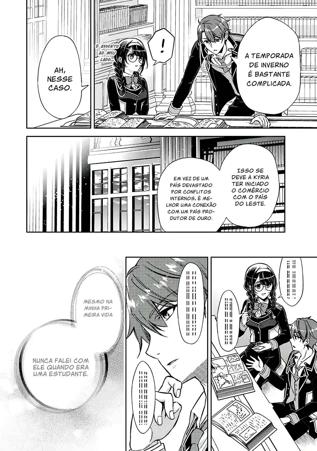 Dantoudai ni Kieta Densetsu no Akujo, Nidome no Jinsei de wa Gariben Jimi Megane ni Natte Heion wo Nozomu capítulo 1.3 página 5