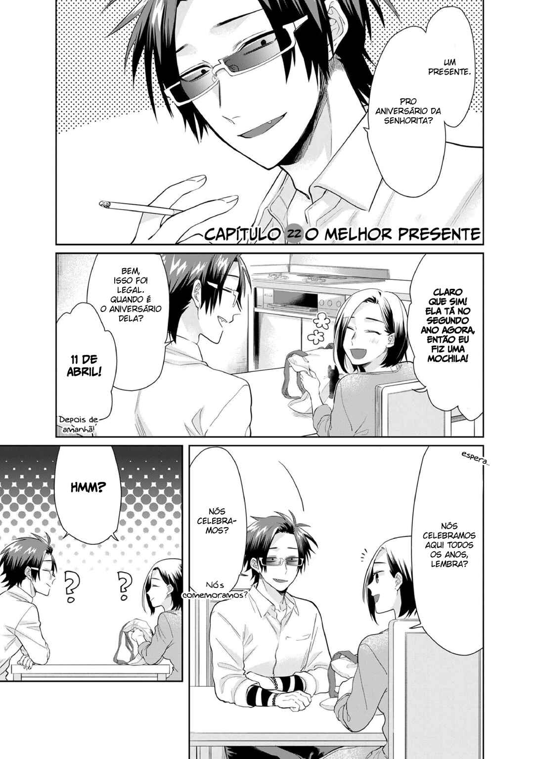Kumichou Musume to Sewa-gakari capítulo 22 página 3