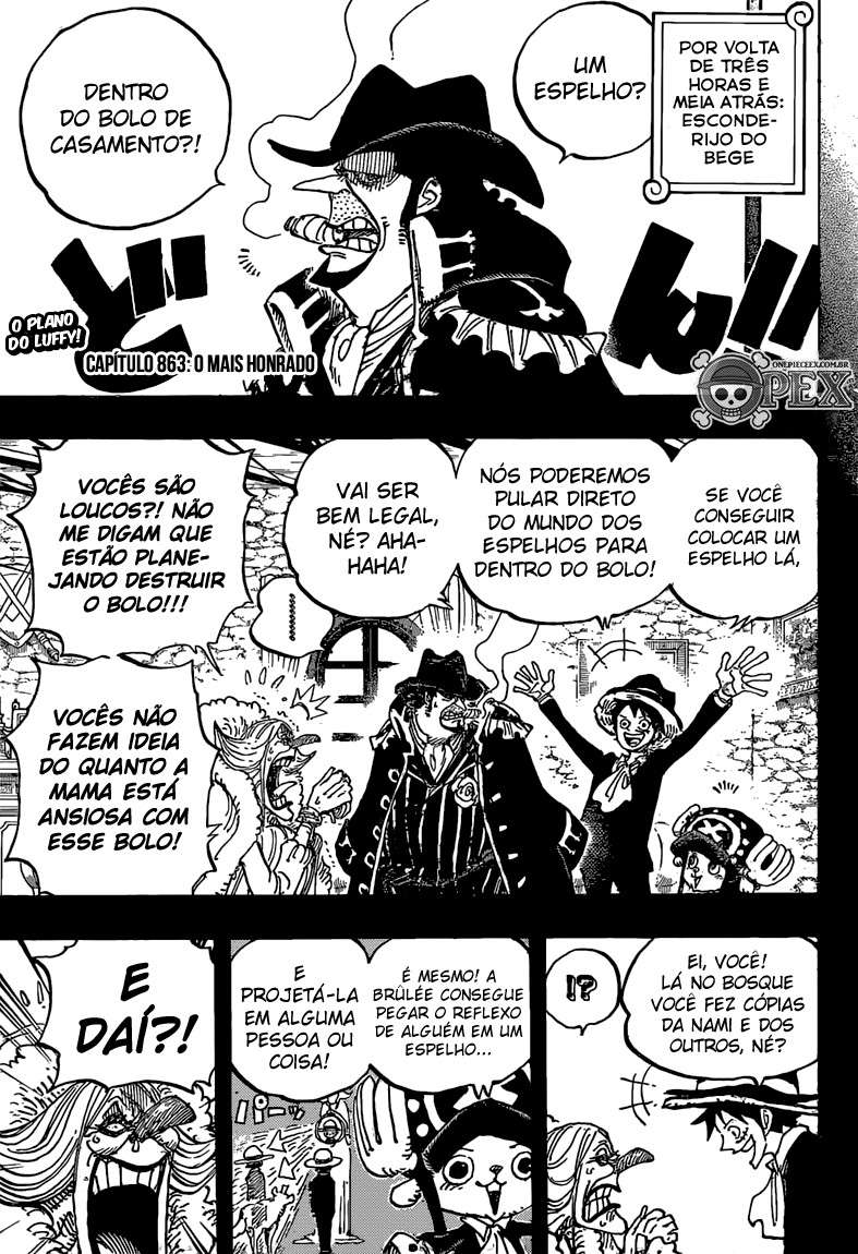 One Piece capítulo 863 página 4