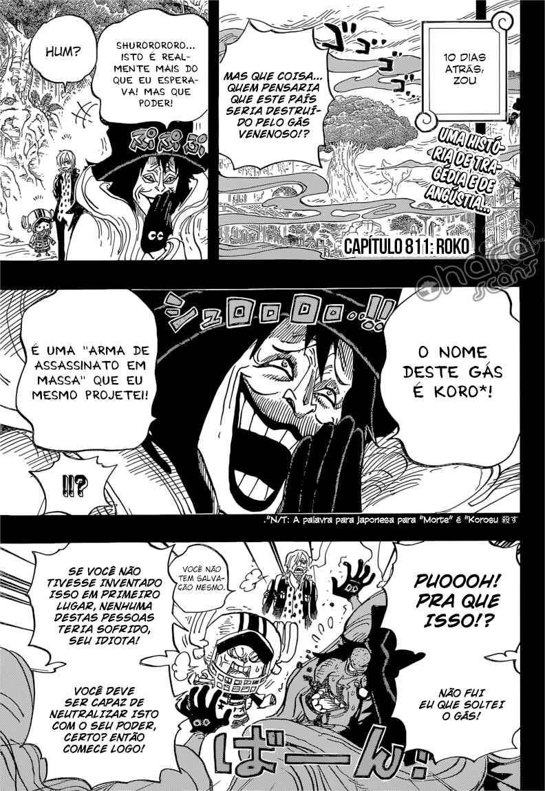 One Piece capítulo 811 página 3