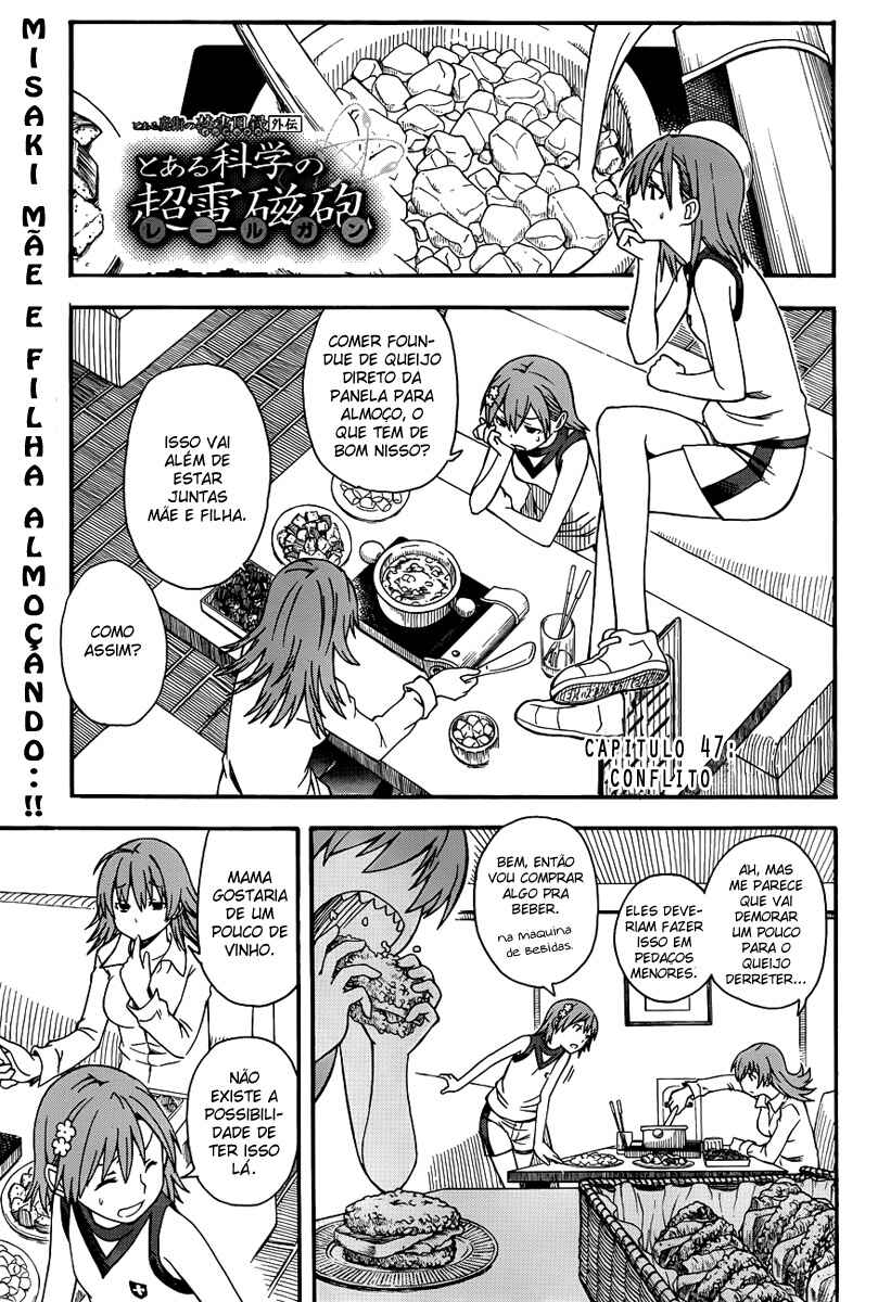 Toaru Majutsu no Index Gaiden: Toaru Kagaku no Railgun capítulo 47 página 2