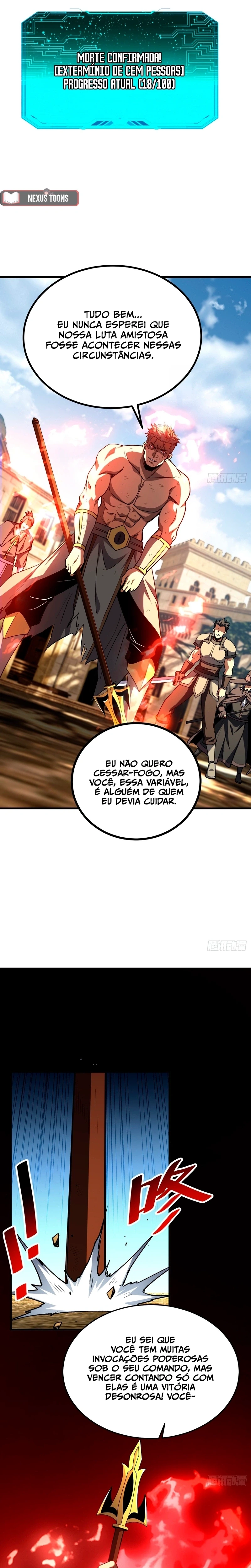 0 Deus da Invocação! Quando a Mutação Descende Sobre o Mundo Mortal capítulo 142 página 2