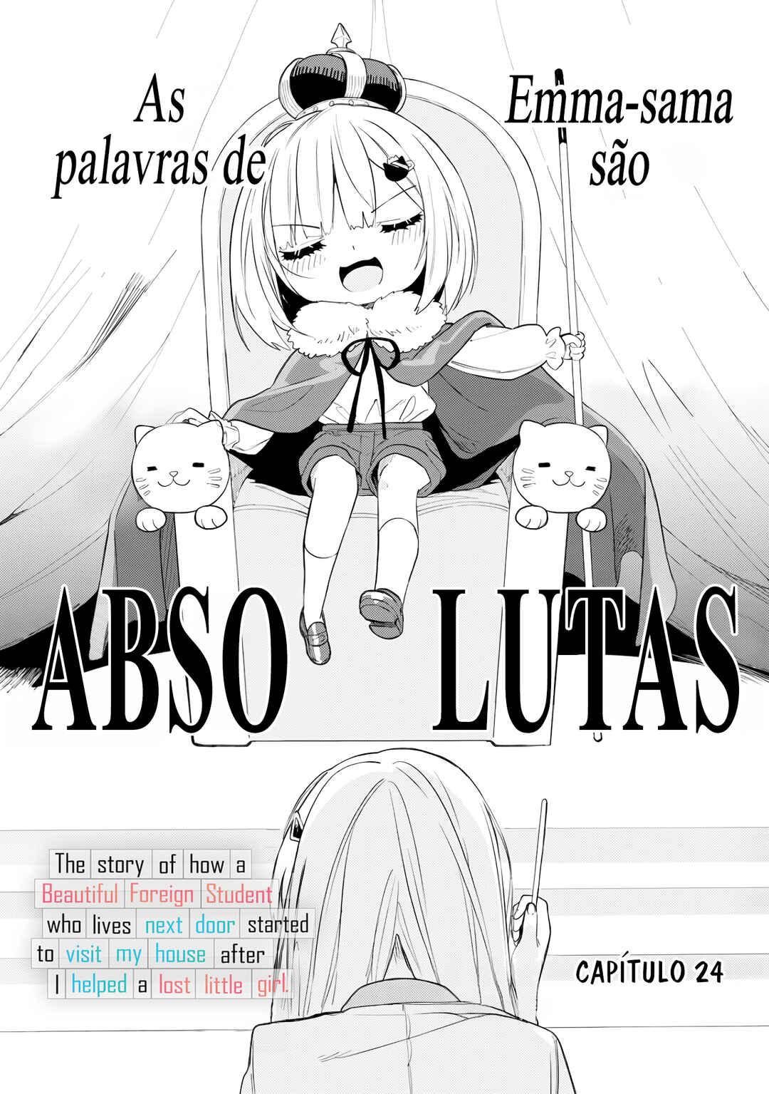 Maigo ni Natteita Youjo wo Tasuketara, Otonari ni Sumu Bishoujo Ryuugakusei ga Ie ni Asobi ni Kuru you ni Natta Ken ni Tsuite capítulo 24 página 2