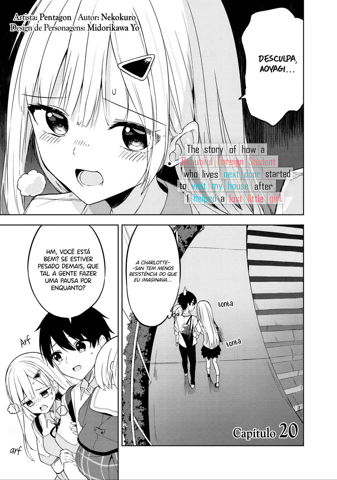 Maigo ni Natteita Youjo wo Tasuketara, Otonari ni Sumu Bishoujo Ryuugakusei ga Ie ni Asobi ni Kuru you ni Natta Ken ni Tsuite capítulo 20 página 2