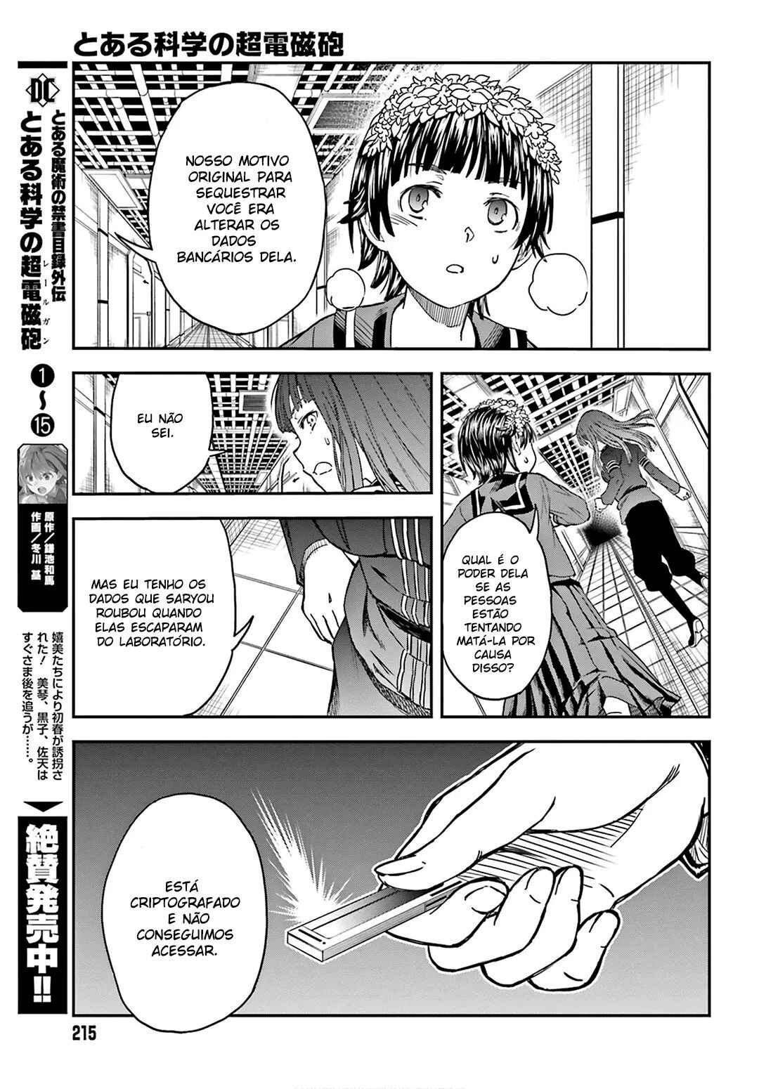 Toaru Majutsu no Index Gaiden: Toaru Kagaku no Railgun capítulo 125 página 8