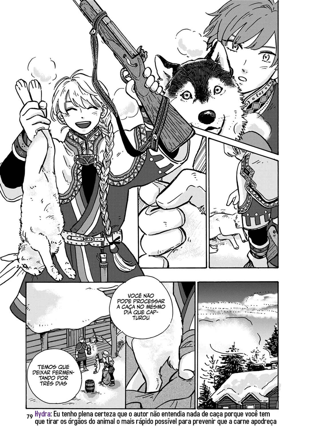 Hokuo Kizoku to Moukinzuma no Yukiguni Karigurashi capítulo 5 página 12