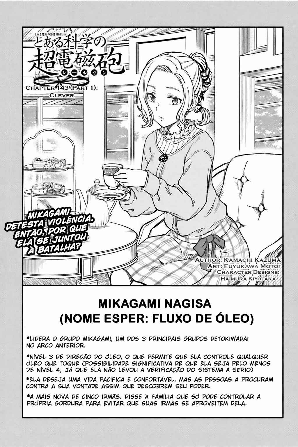 Toaru Majutsu no Index Gaiden: Toaru Kagaku no Railgun capítulo 143.1 página 4