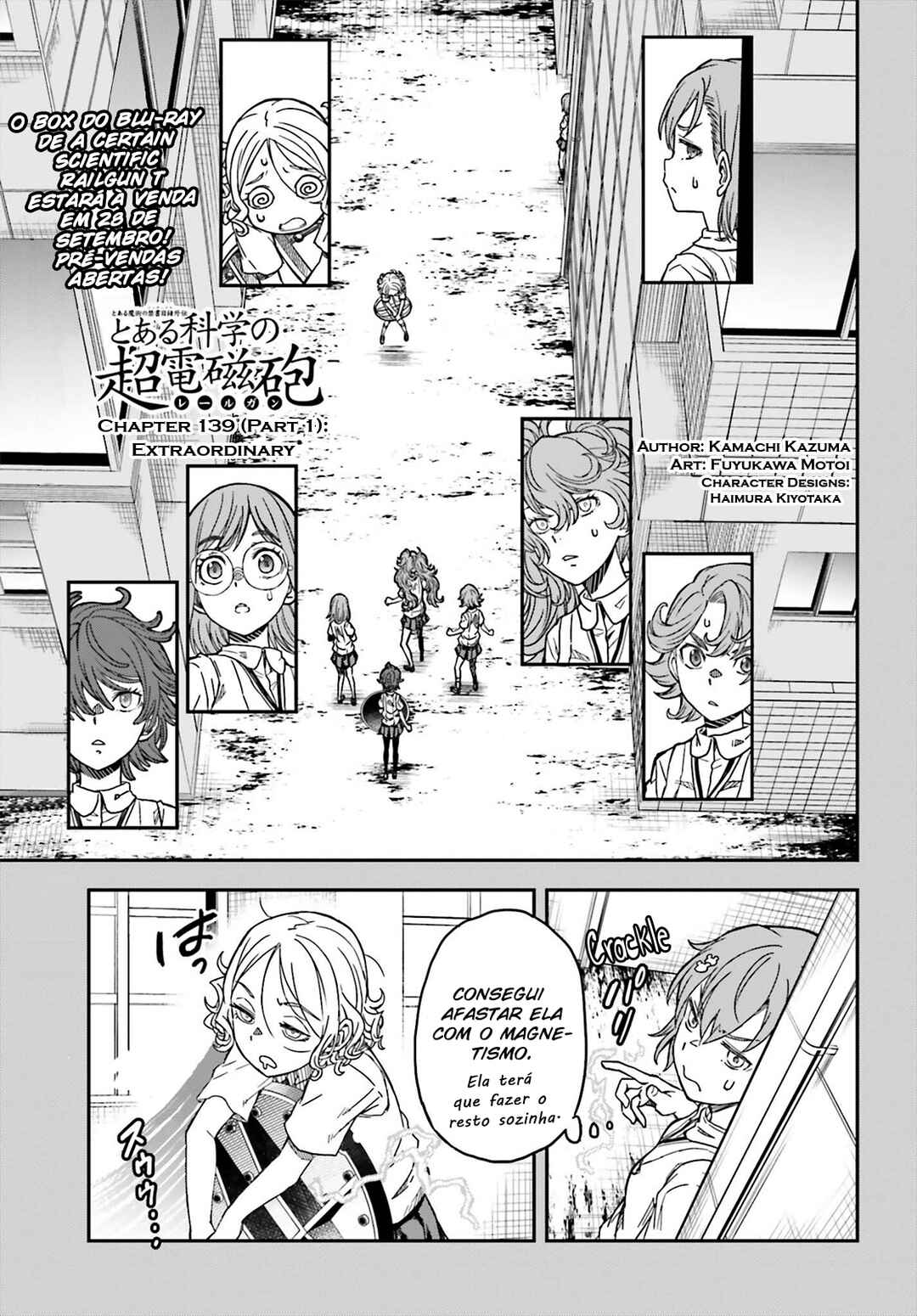 Toaru Majutsu no Index Gaiden: Toaru Kagaku no Railgun capítulo 139.1 página 2
