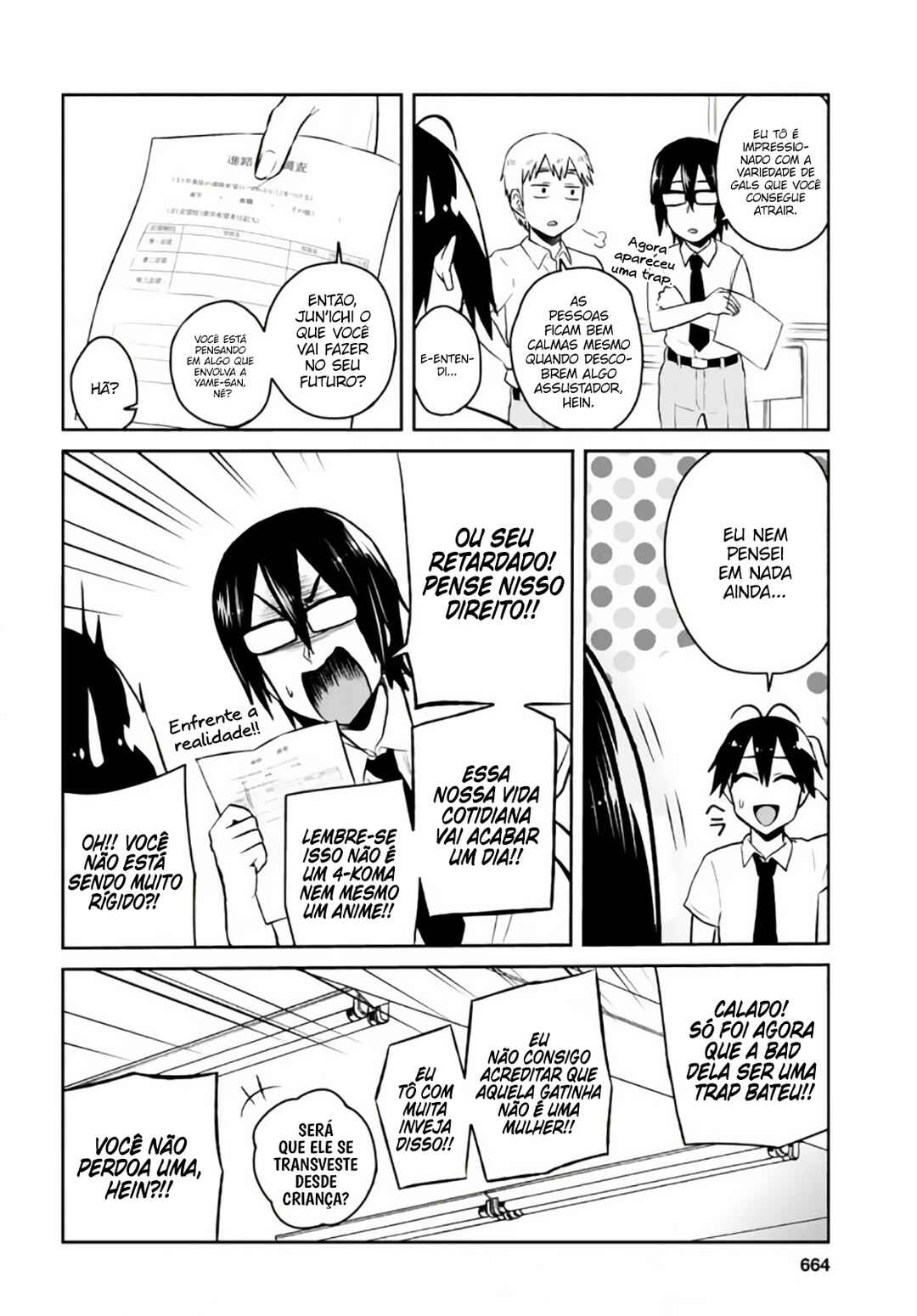 Hajimete no Gal capítulo 55 página 8