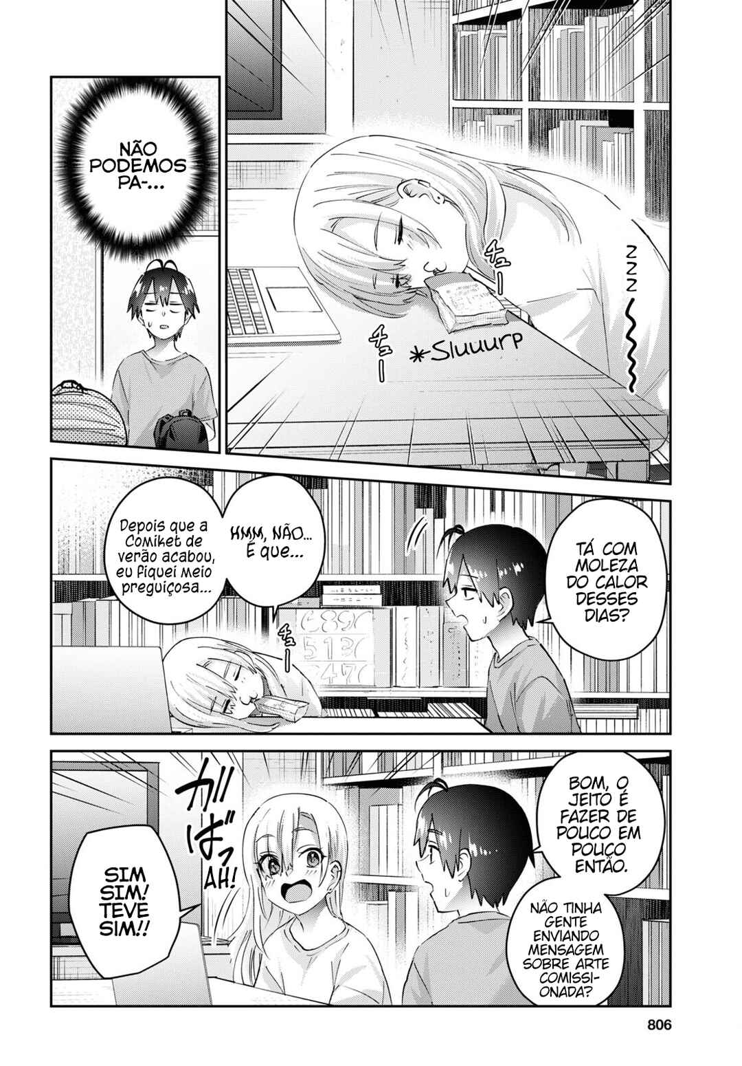 Hajimete no Gal capítulo 177 página 5