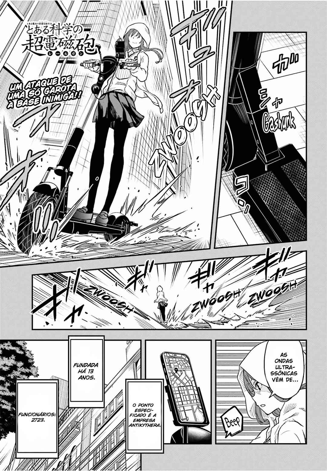 Toaru Majutsu no Index Gaiden: Toaru Kagaku no Railgun capítulo 143.1 página 2