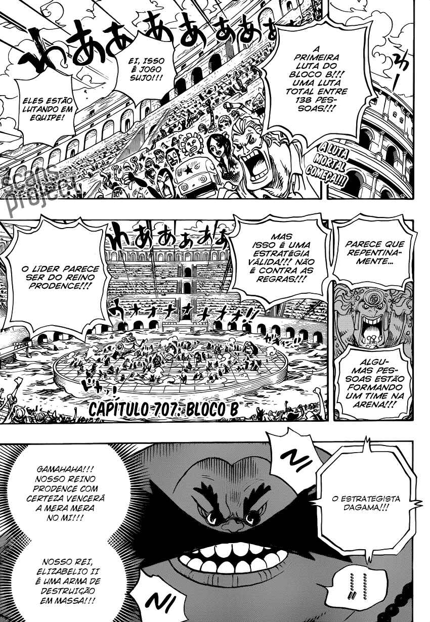 One Piece capítulo 707 página 3