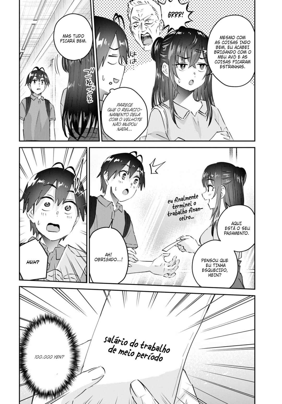 Hajimete no Gal capítulo 166 página 3