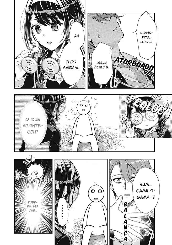Dantoudai ni Kieta Densetsu no Akujo, Nidome no Jinsei de wa Gariben Jimi Megane ni Natte Heion wo Nozomu capítulo 1.4 página 6