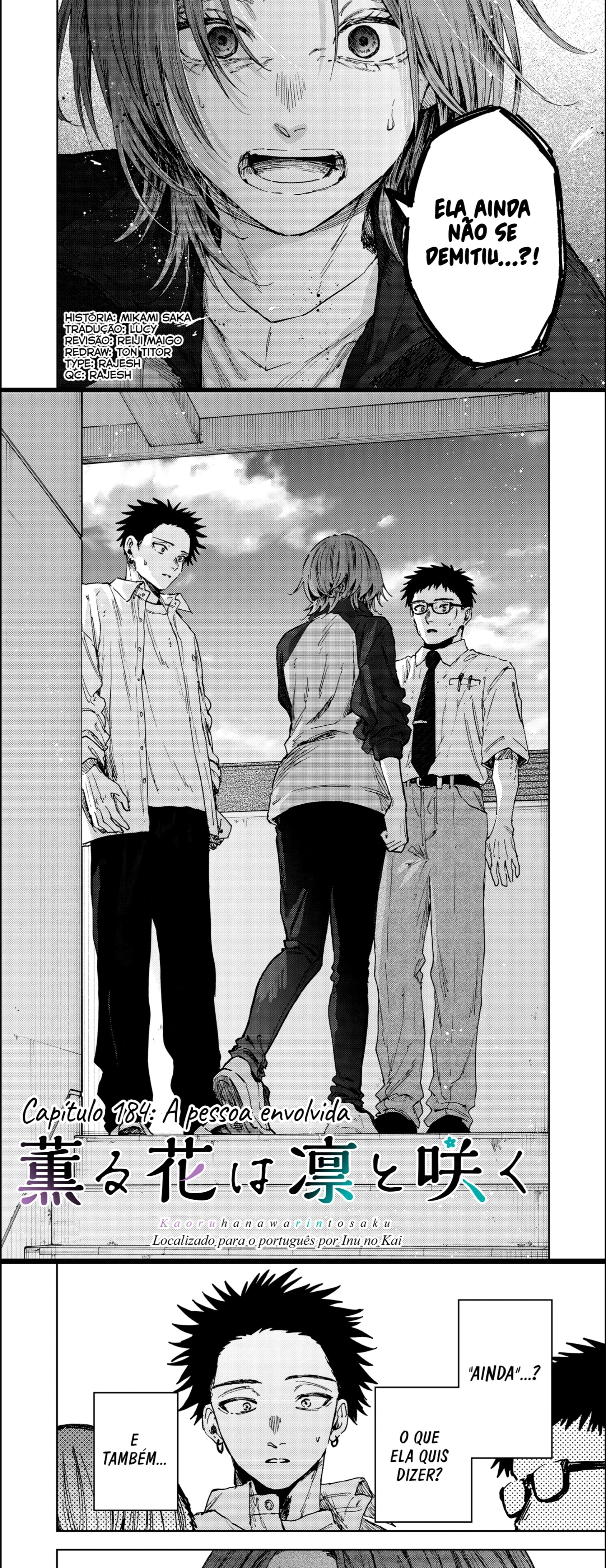 Kaoru Hana Wa Rin To Saku capítulo 184 página 3