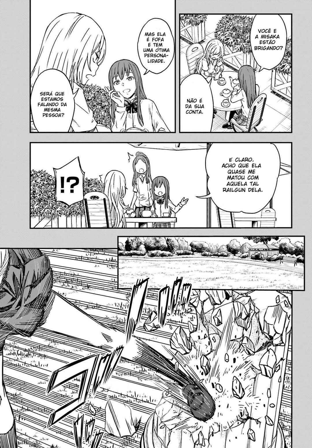 Toaru Majutsu no Index Gaiden: Toaru Kagaku no Railgun capítulo 140.1 página 8
