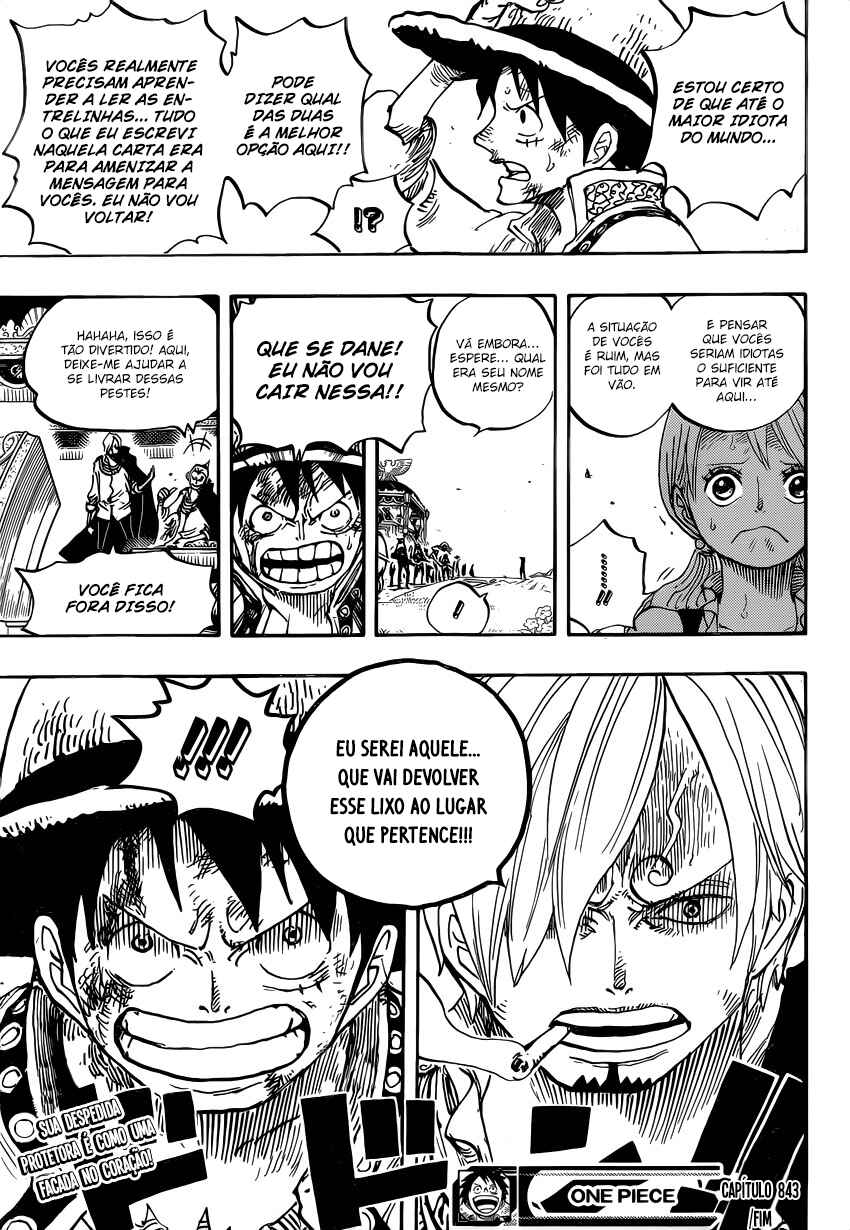 One Piece capítulo 843 página 19