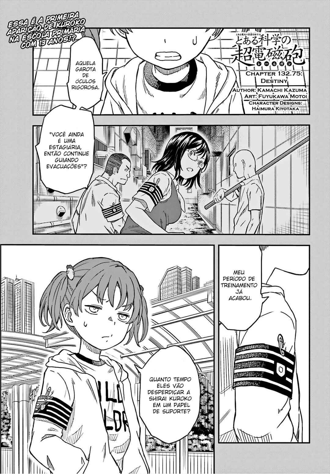 Toaru Majutsu no Index Gaiden: Toaru Kagaku no Railgun capítulo 132.75 página 2