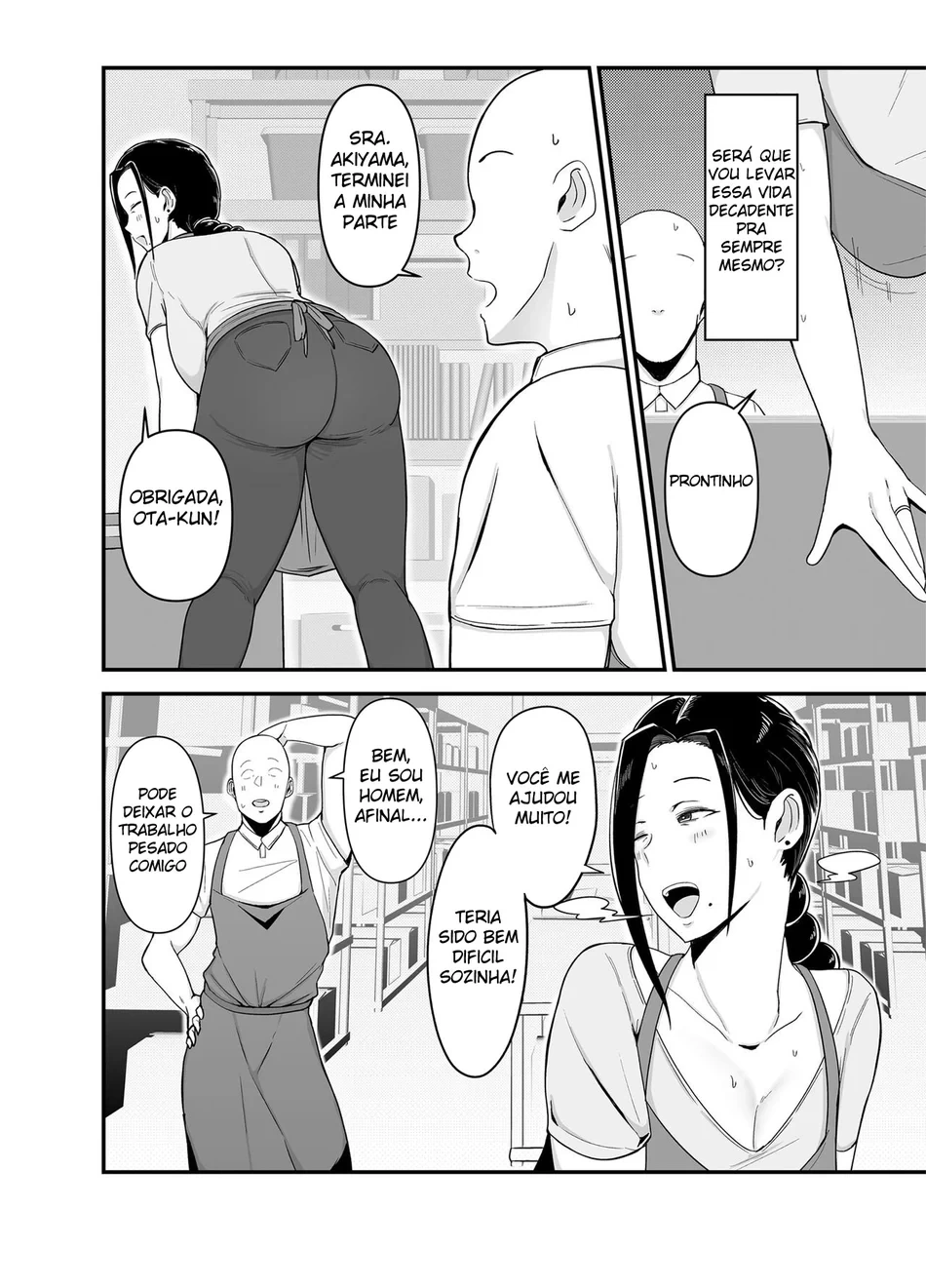 A Mulher Casada do Meu Trabalho de Meio Período, Akiyama-san capítulo 1 página 3