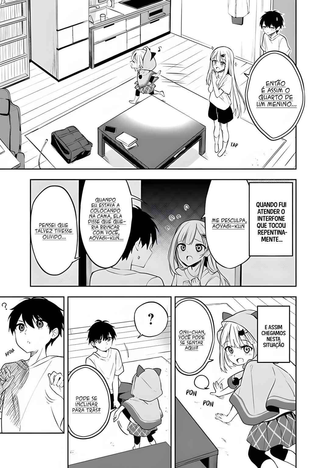 Maigo ni Natteita Youjo wo Tasuketara, Otonari ni Sumu Bishoujo Ryuugakusei ga Ie ni Asobi ni Kuru you ni Natta Ken ni Tsuite capítulo 3 página 4