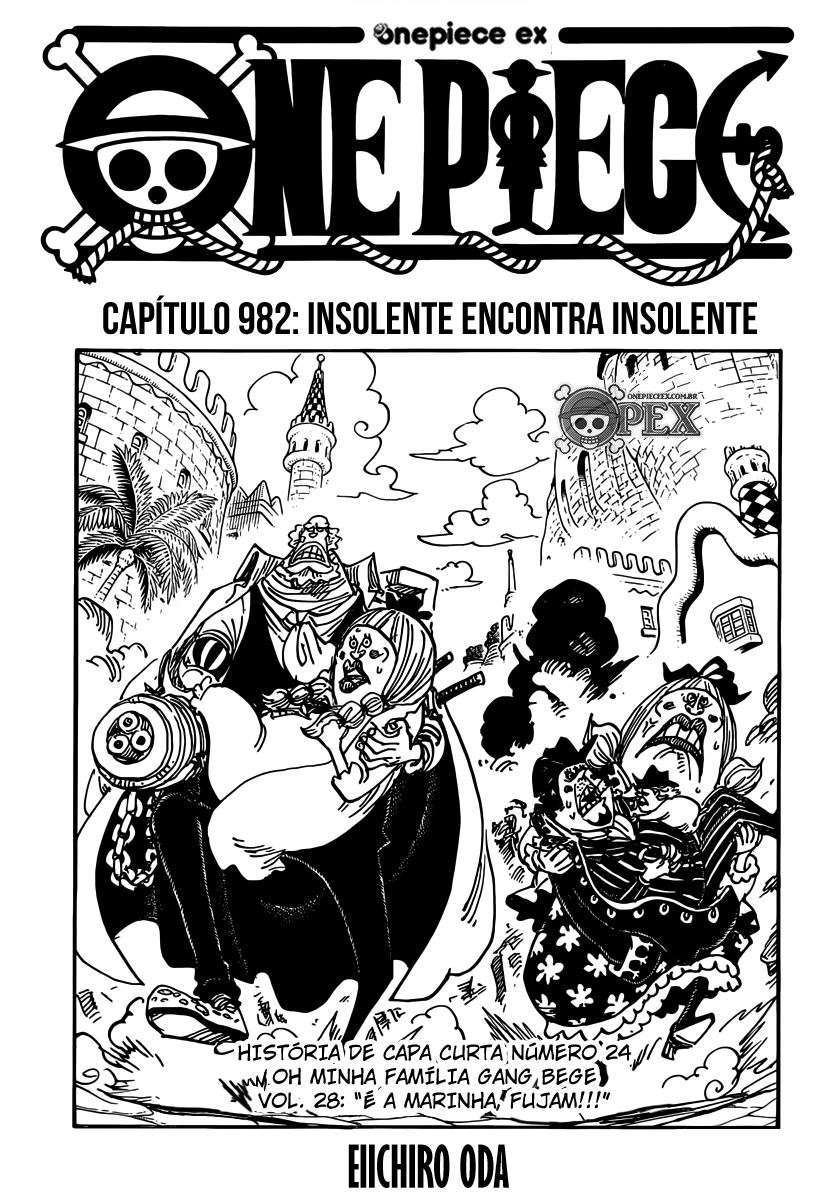One Piece capítulo 982 página 1