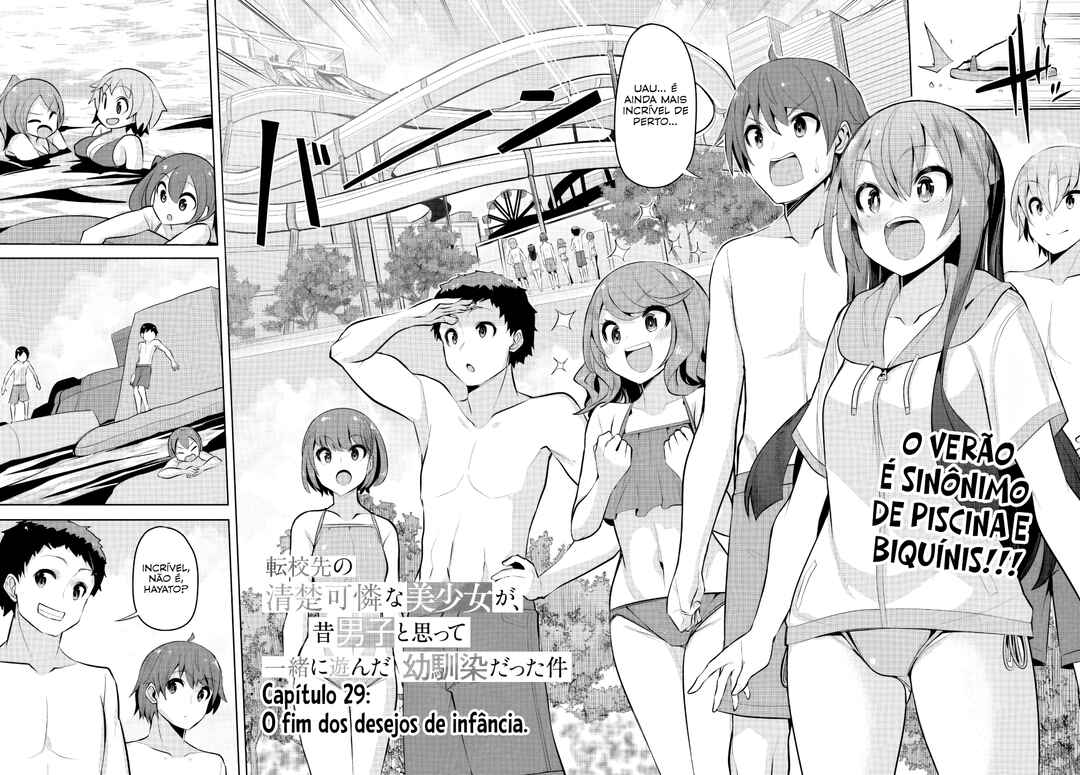 Tenkousaki no Seiso Karen na Bishoujo ga, Mukashi Danshi to Omotte Issho ni Asonda Osananajimi datta Ken capítulo 29 página 3
