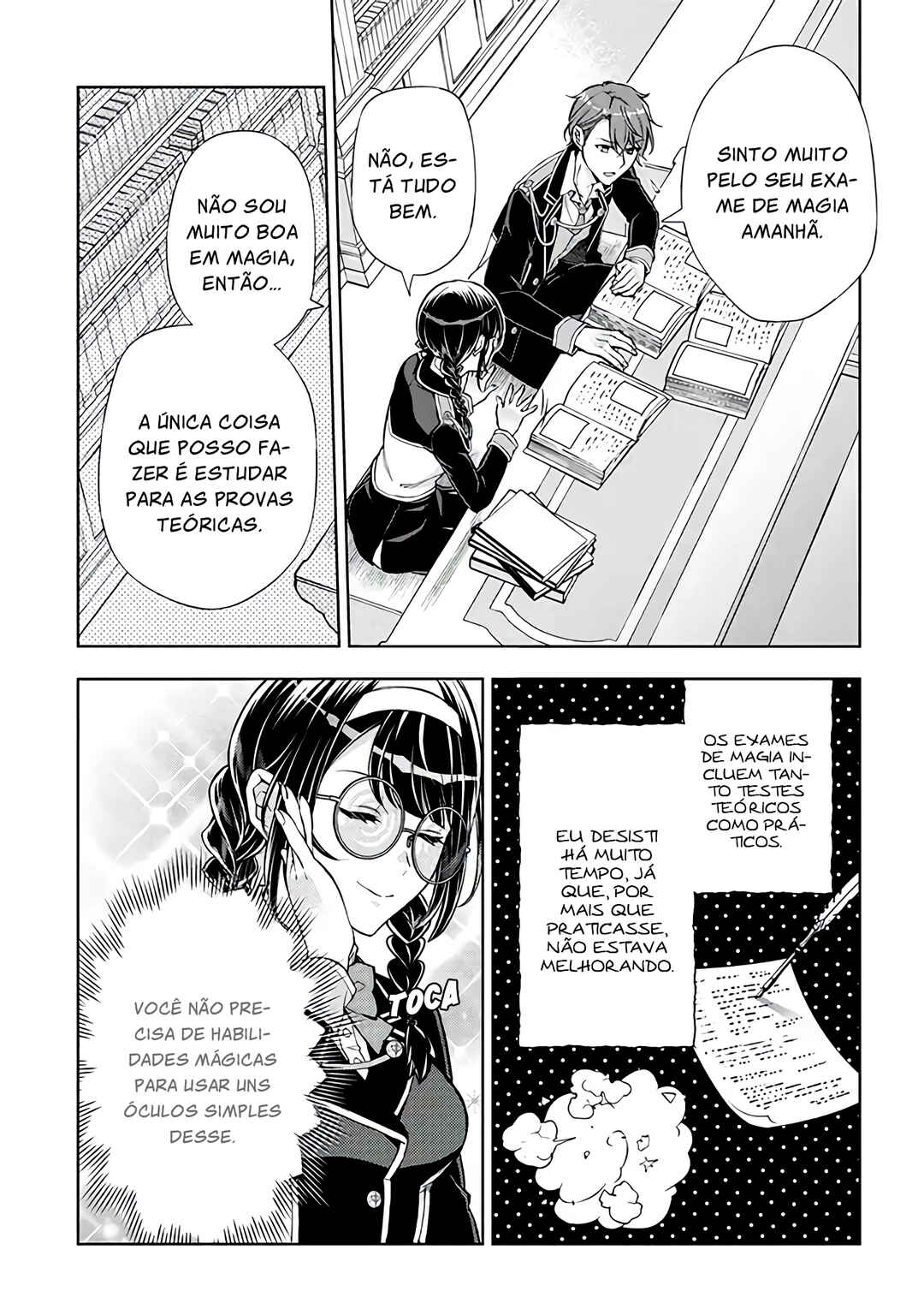 Dantoudai ni Kieta Densetsu no Akujo, Nidome no Jinsei de wa Gariben Jimi Megane ni Natte Heion wo Nozomu capítulo 1.3 página 9