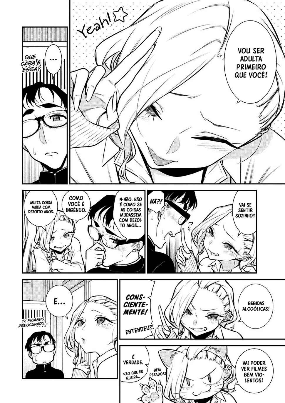 Yancha Gal no Anjou-san capítulo 110 página 9