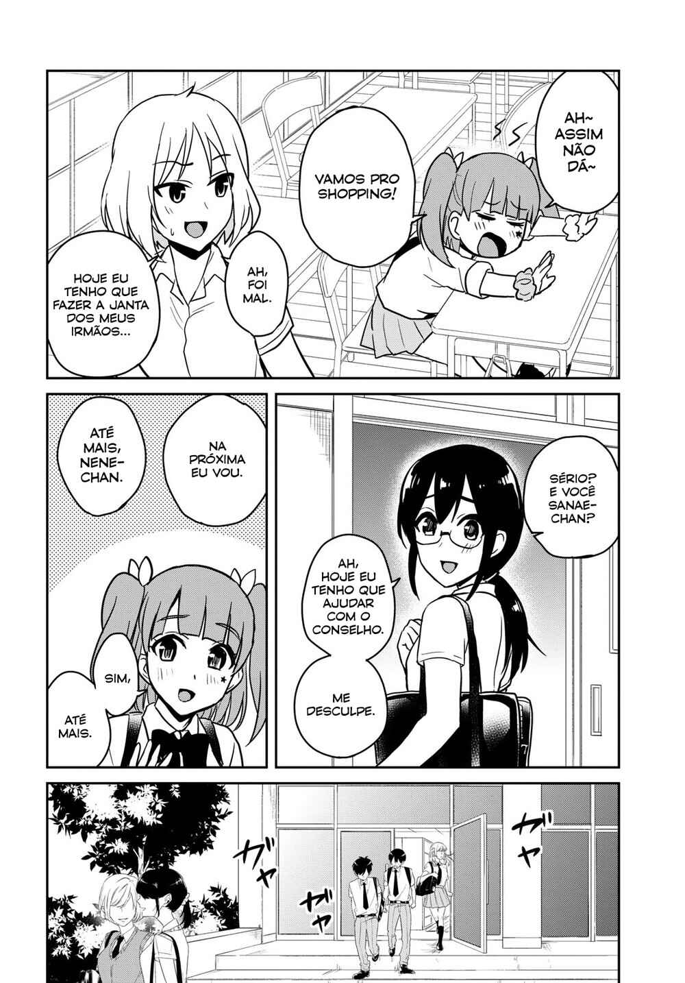 Hajimete no Gal capítulo 65 página 4