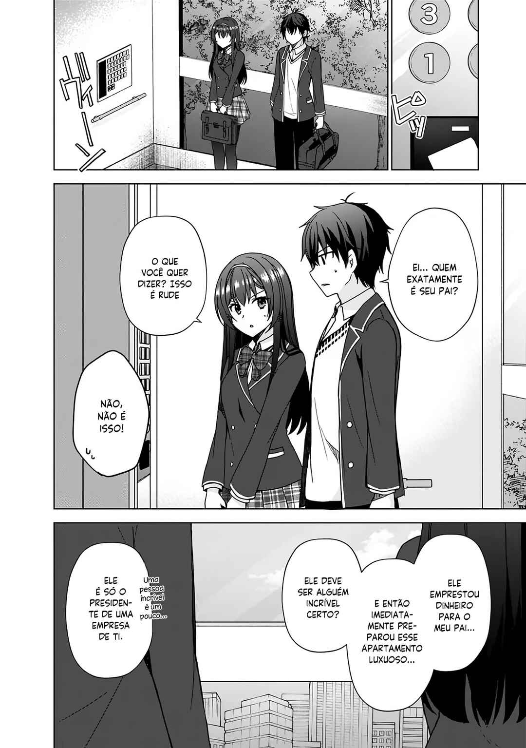 Iinazuke ga Dekita to Omottara, Sono Iinazuke ga Gakkou de Yuumei na “Akuyaku Reijou” Dattan dakedo, Dou Sureba Ii? capítulo 3 página 3