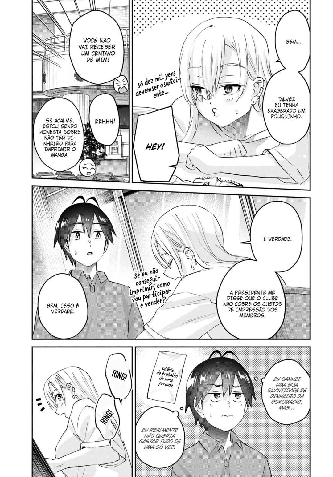Hajimete no Gal capítulo 166 página 10