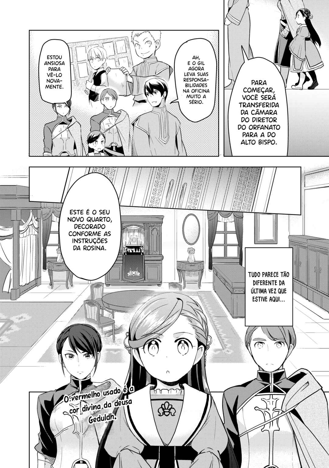 Honzuki no Gekokujou: Shisho ni Naru tame ni wa Shudan o Erandeiraremasen—Dai-3 Bu: Ryouchi ni Hon o Hirogeyou! capítulo 4 página 8
