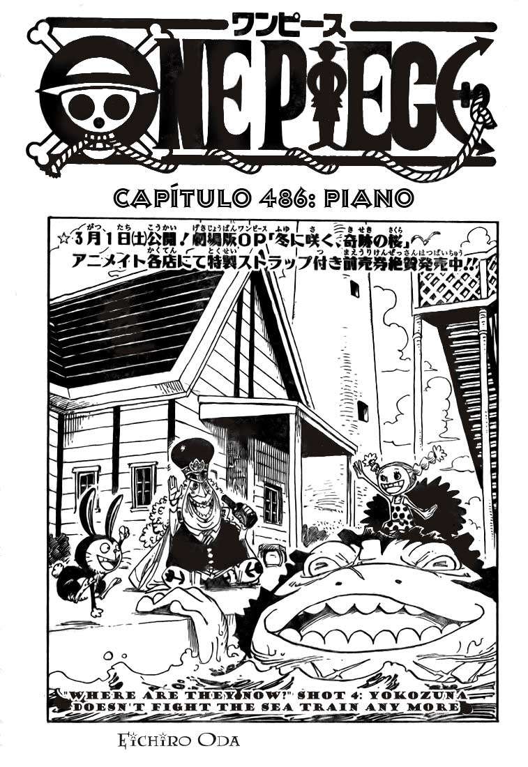 One Piece capítulo 486 página 1
